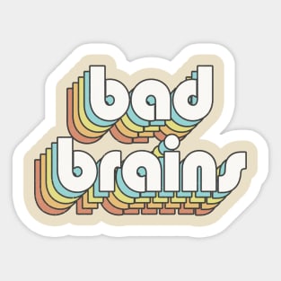 Retro Bad Brains Sticker